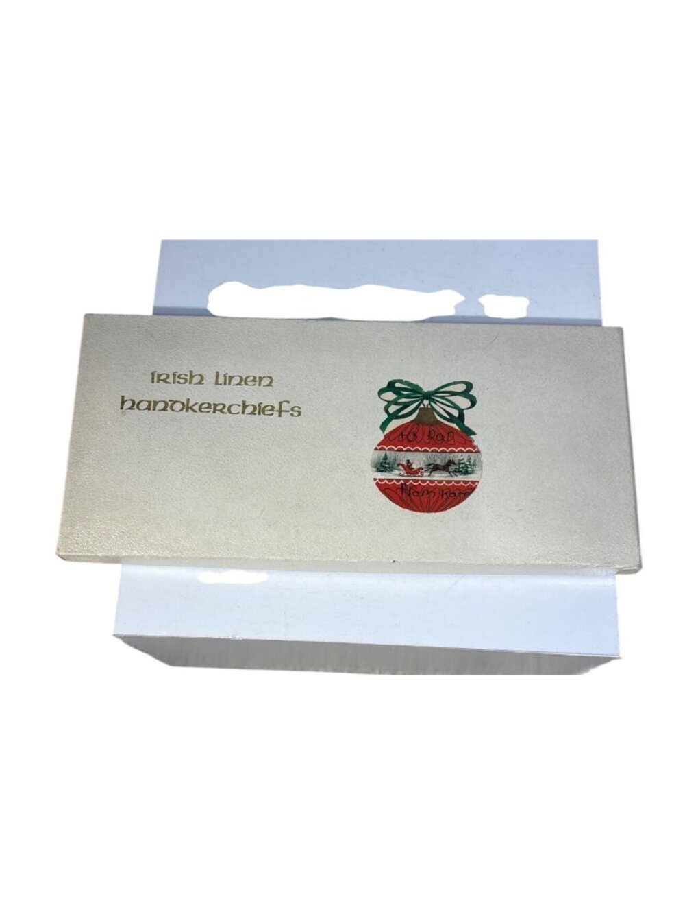 Irish Linen Handkerchiefs Gift Set 3 Pack All Linen Made In Ireland Holiday Box